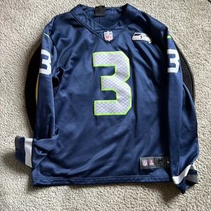 Nike Seattle Seahawks Russel Wilson Limited Therma Long Sleeve Jersey